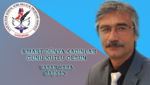 8 Mart Dünya Kadınlar Günü Kutlu Olsun