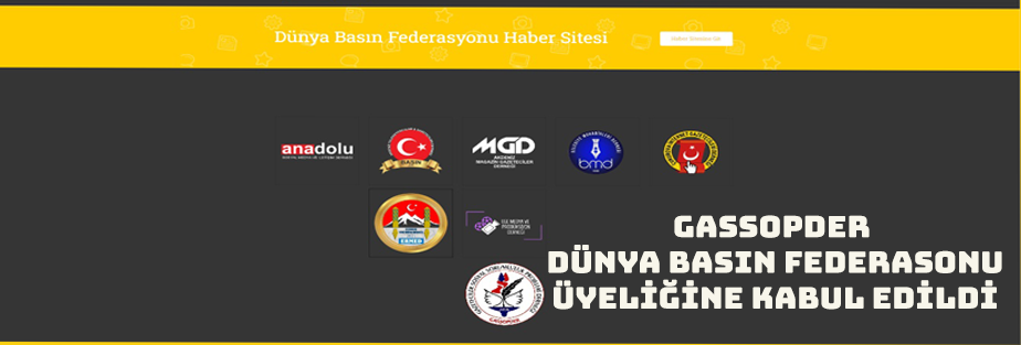 Derneğimizin Dünya Basın Federasyonu üyelik başvurusu Kabul Edildi
